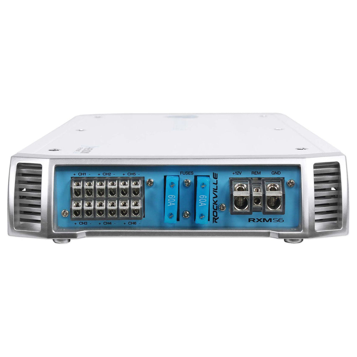RKL80MW 6-Pack White + RXM-S6 Amplifier + RMWK4 Install Kit Bundle