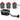 Chauvet DJ CUMULUS Commercial Fog Machine DMX Fogger+Case+3) Wireless Par Lights