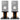 (2) 8” Wood Bookshelf Speaker Stands For Polk Audio S20 Bookshelf Speakers