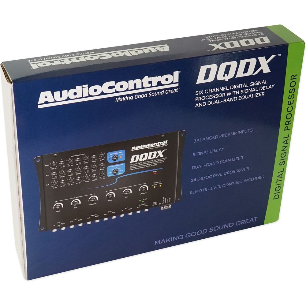 AudioControl DQDX 6 Channel Digital Signal Processor DSP + Remote Audi ...