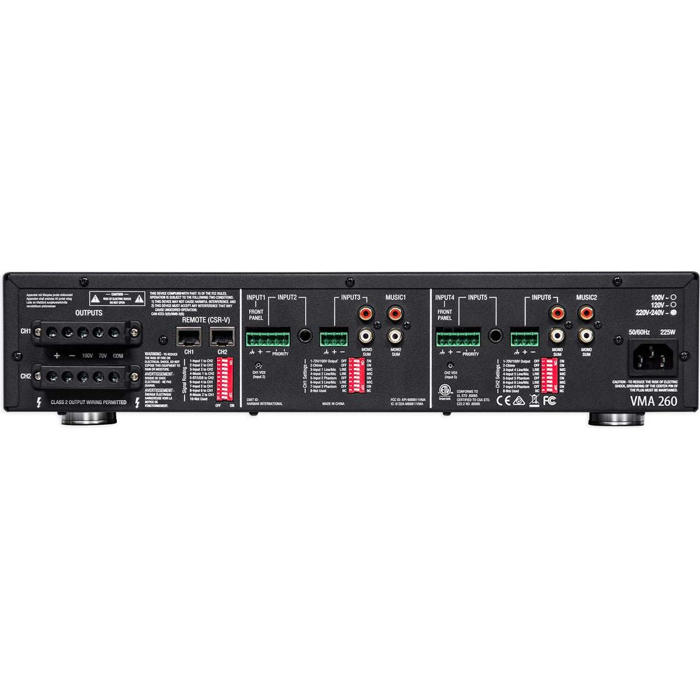 VMA260 8-Input Amplifier + (12) JBL 8128 8" Ceiling Speakers