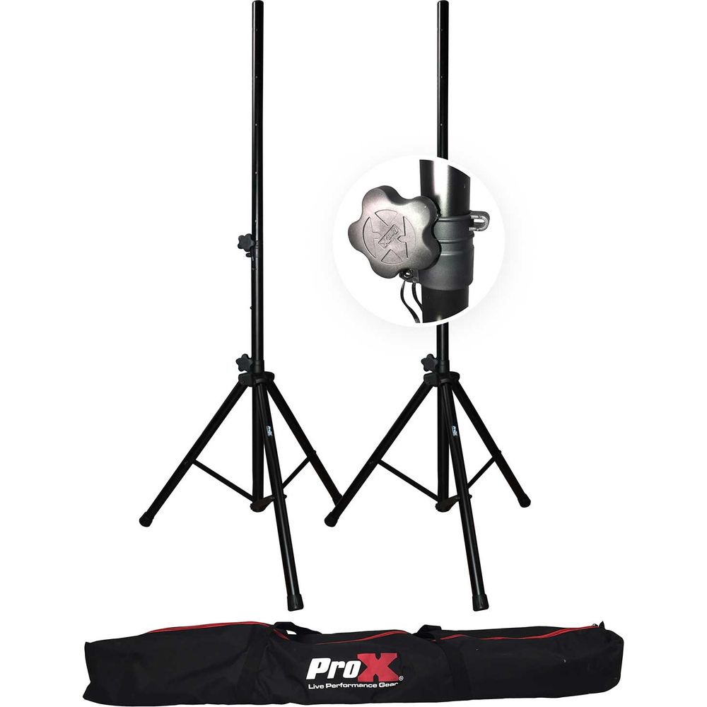 T-SS18P Heavy Duty Tripod Speaker Stands (Pair)