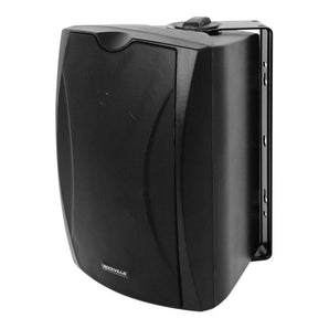 4) Rockville WET-6B 70V 6.5" IPX55 Black Commercial Indoor/Outdoor Wall Speakers