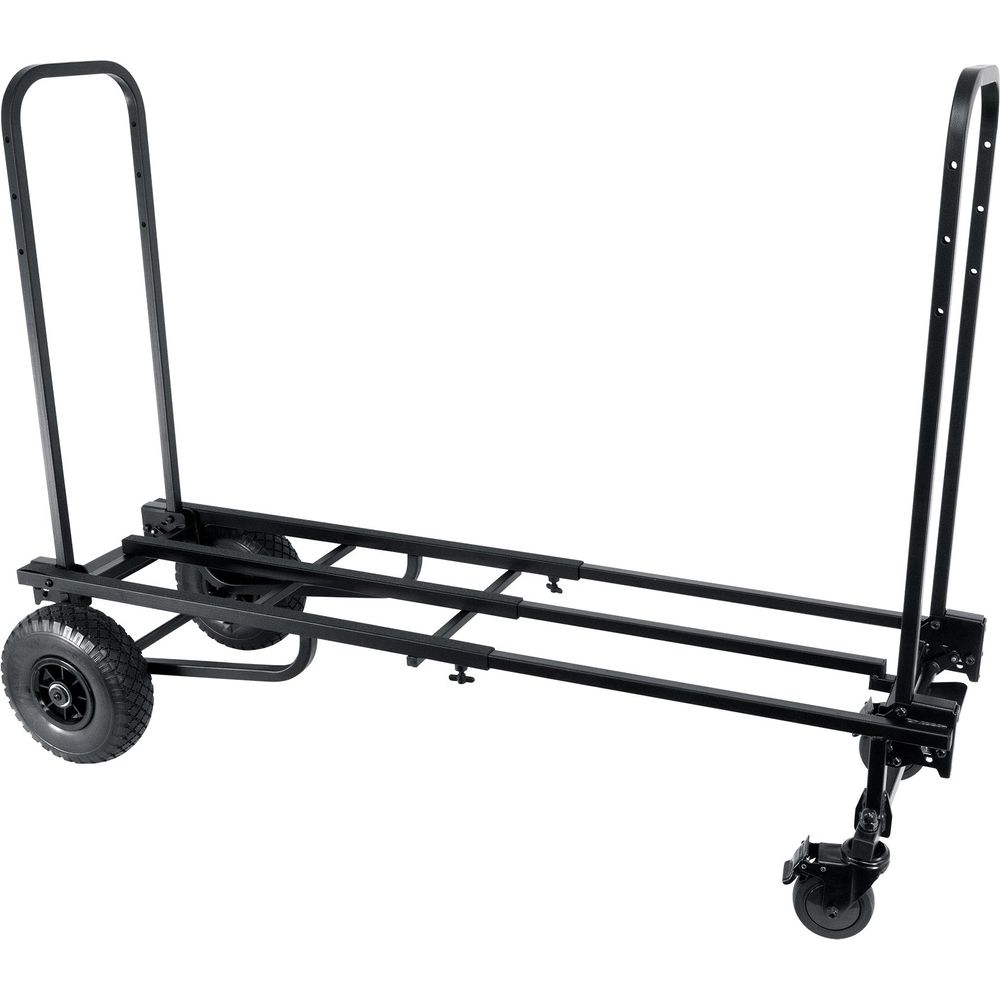 Rock Cart Pro DJ Equipment Transport Roller Car+Mic/Speaker Stand Bag