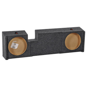 UnderSeat Downfire Dual 12" Subwoofer Sub Box for 2000-2003 Ford F150 Xcab