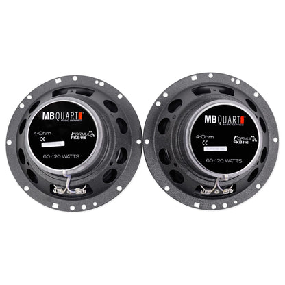 (4) FKB116 6.5" 240 Watt 2-Way Car Audio Speakers