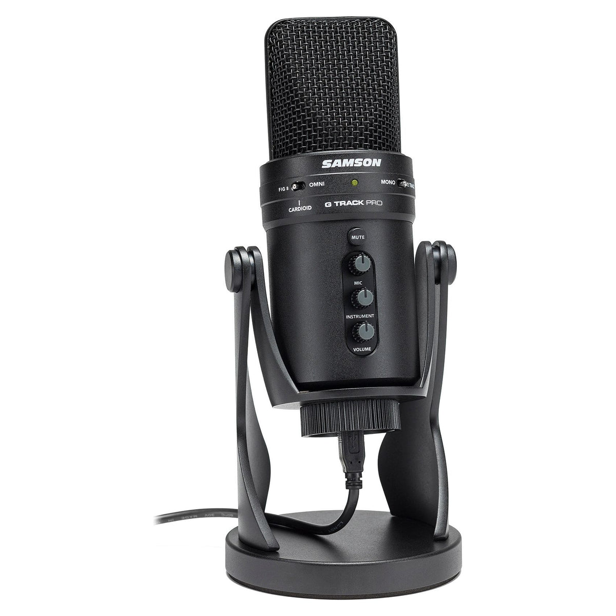G-Track Pro Studio USB Condenser Microphone with Interface and Headphones