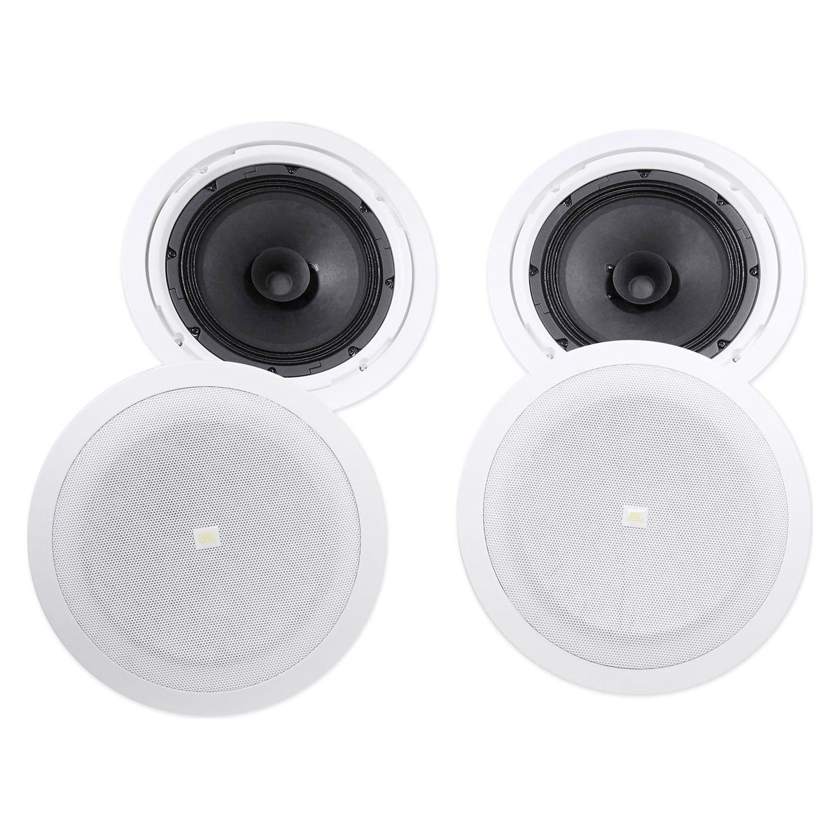 (4) JBL 8128 8" Full Range Commercial 70V/100V 6w Ceiling Speakers 4 Restaurant