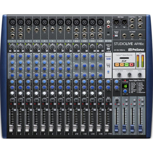 PRESONUS StudioLive SLM AR16C 16 Channel Mixer 18 Input USB Recording Interface