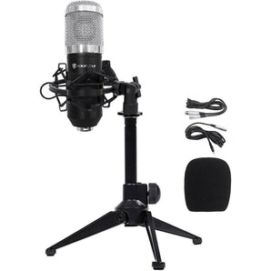 Rockville RCM01 PC Gaming Twitch Microphone Streaming Recording Game Mic+Tripod