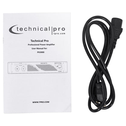 PX3000 2U 2-Channel 3000W Power DJ Amplifier