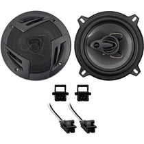 Rockville Front Factory Speaker Replace Kit For 1995-1999 Chevrolet Monte Carlo