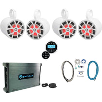 RKL80MW White 2-Pack + RGHR2 Receiver Bundle