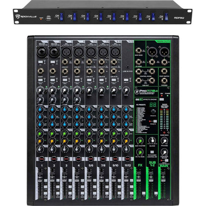 Mackie ProFX12v3 12-Channel Pro Effects Mixer w/USB ProFX12 v3 + Power Strip