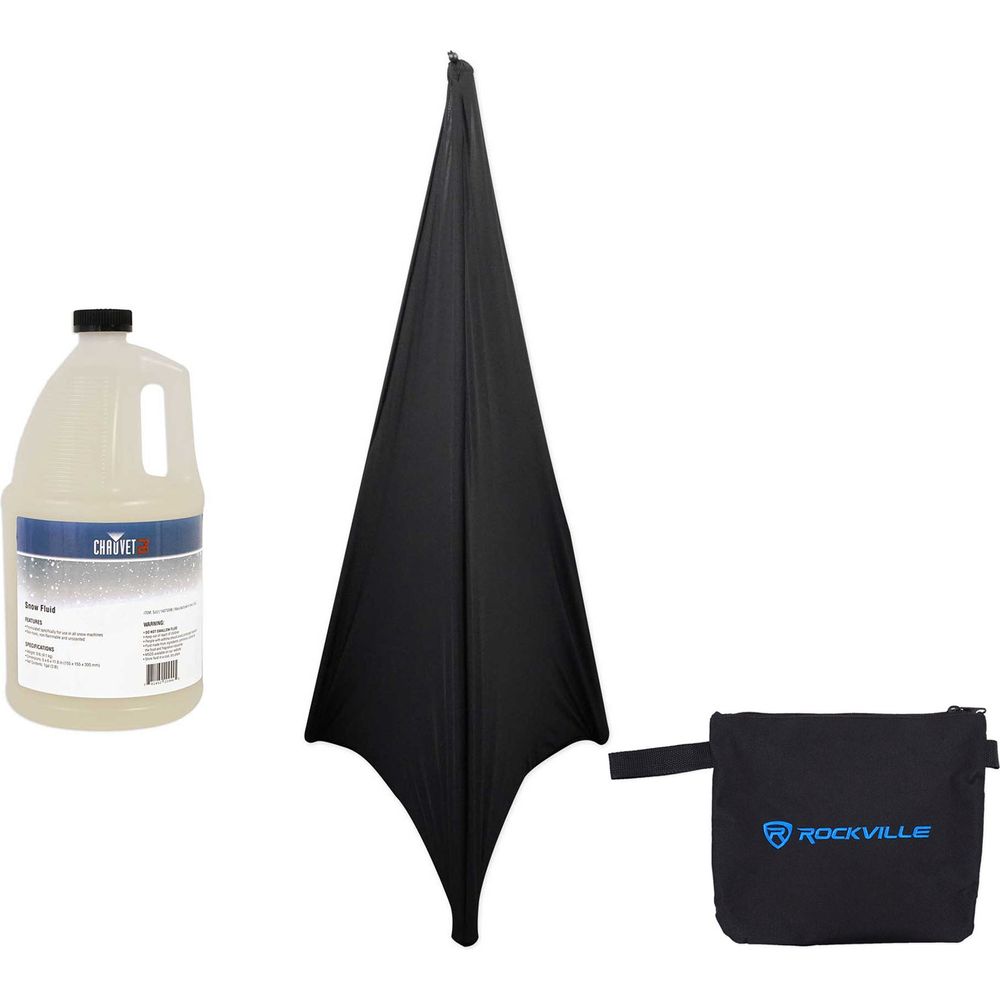 SJU Gallon of Snow Machine Fluid + Tripod Scrim