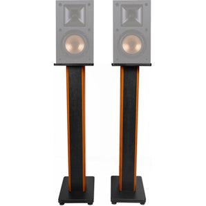 (2) 36" Bookshelf Speaker Stands For Klipsch R-14M Bookshelf Speakers
