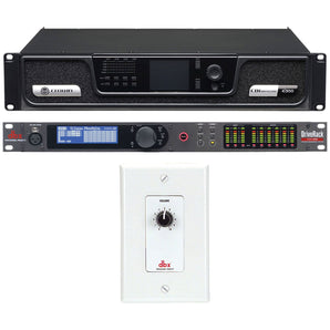 Crown CDI4300 CDI 4 x 300 Watt 70V Commercial Amplifier+DriveRack+Wall Control