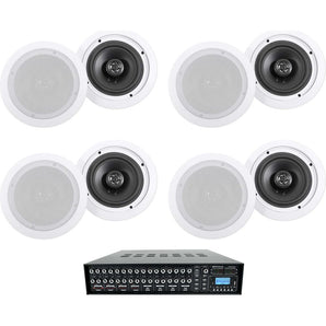 Rockville ROCK MATRIX Multi Room Home Audio System + (8) 6.5" Ceiling Speakers