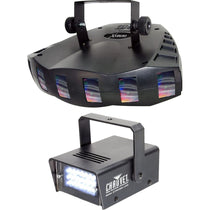 DERBY X DMX-512 Multi Colored LED Derby Club Light +Strobe Light