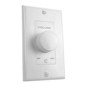 Rockville VOL7035 White 35w 70v Wall Volume Control Zone Controller Box 1-Gang