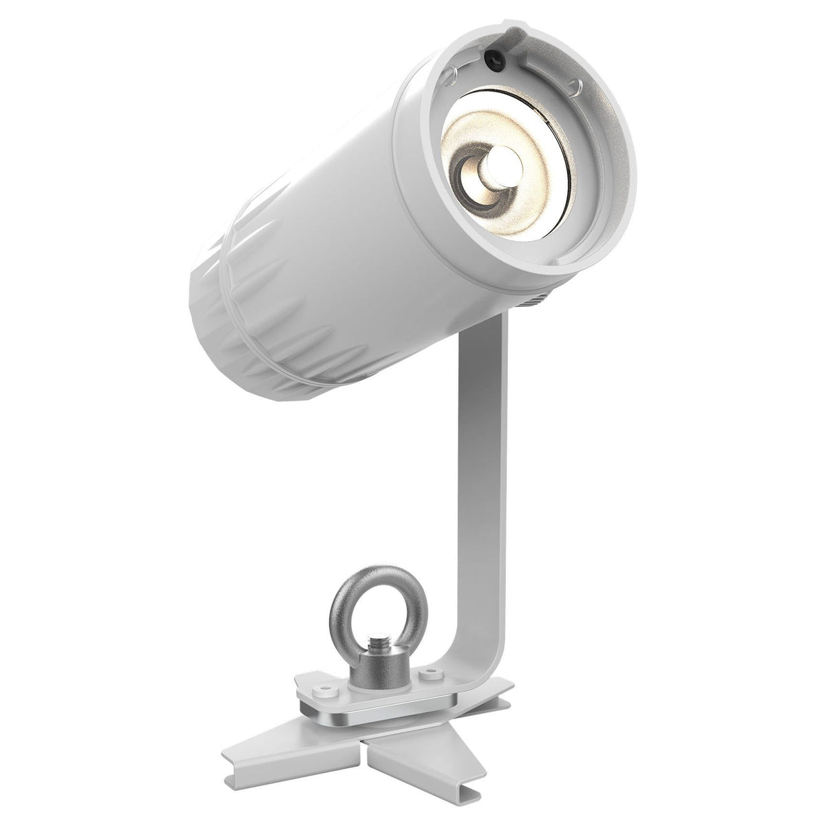 Ezpin Pack 4 Pin Spot Fixtures + IRC-6 Remote + Case + R700 Fog Machine