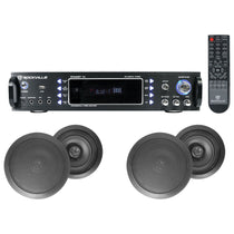 RPA60BT 4-Pack + HC655 Black In‑Ceiling Speakers Bundle