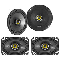 CSC 6.5" 600W + CSC 4x6" 300W Coaxial Speaker Combo Pack