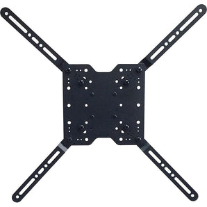 ProX XF-Mesa Media MK2 Façade Table Station incl TV Mount,White & Black Scrims