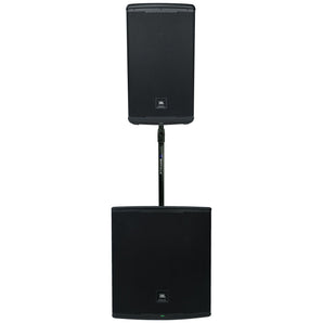 JBL EON712 12" Active DJ PA Speaker w/Bluetooth+EON718S 18" Subwoofer+Pole Mount