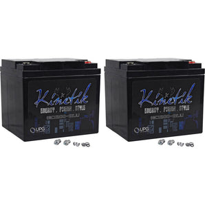 (2) New Kinetik HC1200-BLU Car Power Cell/Batteries High Current KHC1200