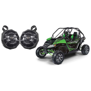 Pair 6.5" Roll Cage Roll Bar Kenwood Tower Speakers for  Arctic Cat Wildcat+Pods