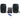 (2) Rockville BPA10 400 Watt 8" Powered Speakers+2-Channel Bluetooth Mixer w/USB