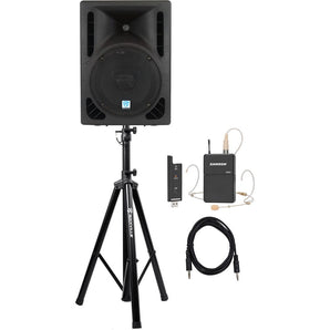 Rockville 10" Church Speaker Sound System w/ Headset Mic For Sermons, Speeches
