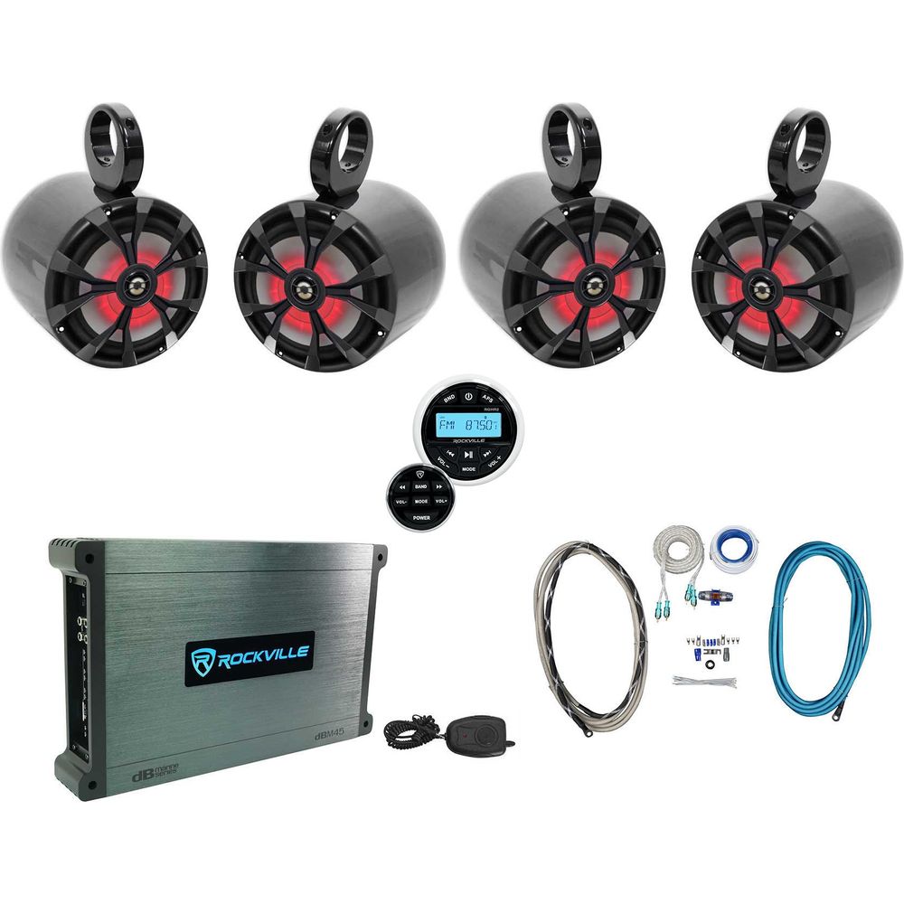 RKL80MB Black 2-Pack + RGHR2 Receiver Bundle