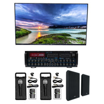 MM2000BT Bluetooth Karaoke Machine System + (2) 5.25" Wall Speakers