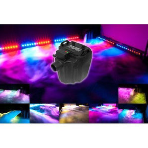 Chauvet DJ Nimbus Pro Plug/Play Dry Ice Fog Machine Fogger + (4) 48" Blacklights