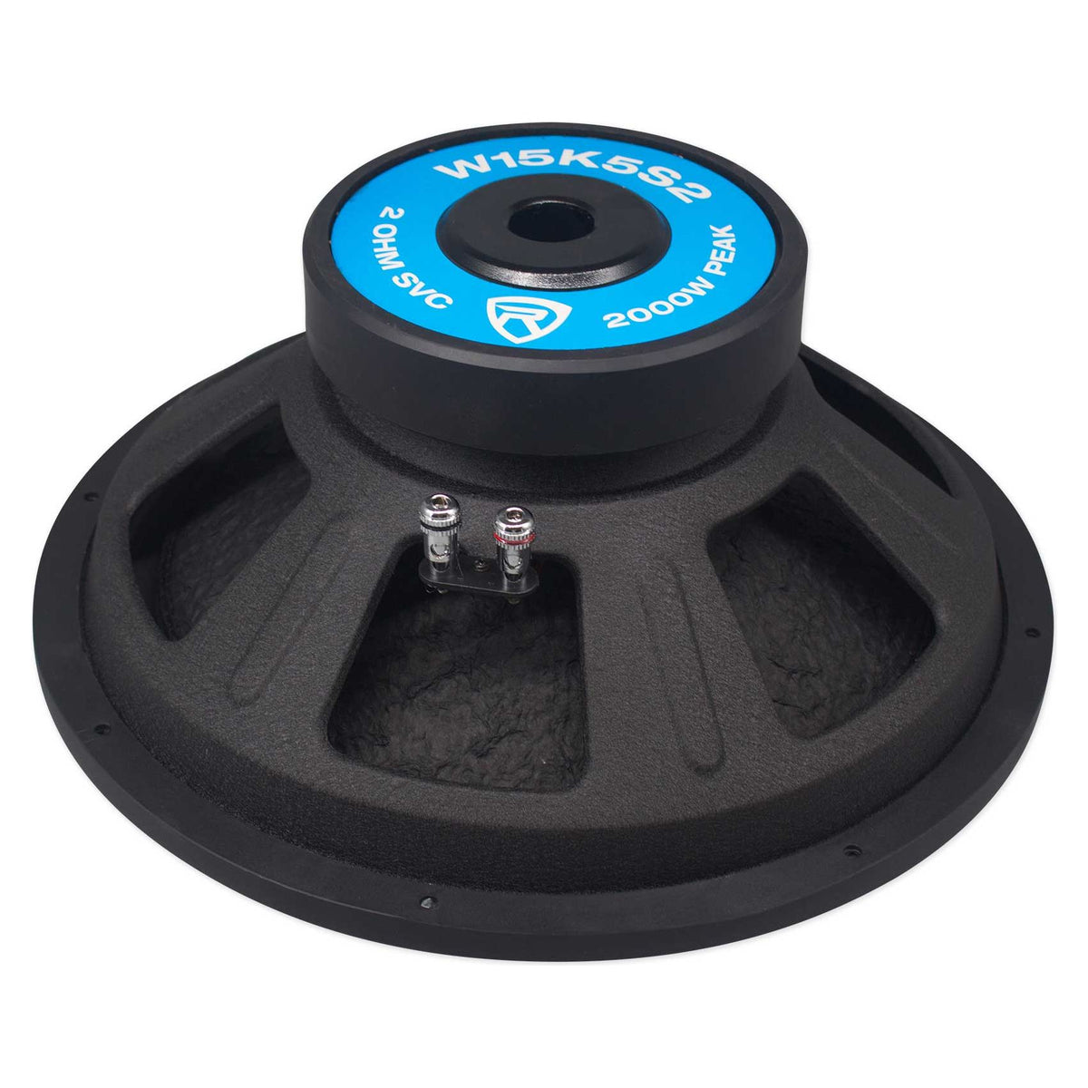 (2) K5 W15K5S2 15" 2000W 2 Ohm Car Subwoofers + Mono Amplifier + Amp Kit