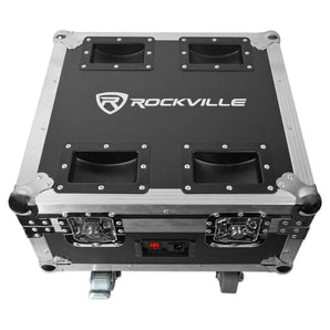 Rockville Charging Charge Case For (6) Chauvet EZwedge Tri LED PAR Wash Lights