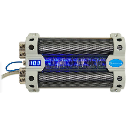 30 Farad Capacitor + 0 Gauge Amp Wiring Kit Bundle