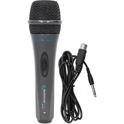 (3) MK75 Karaoke DJ Wired Microphones w/10' XLR to 1/4" Cables