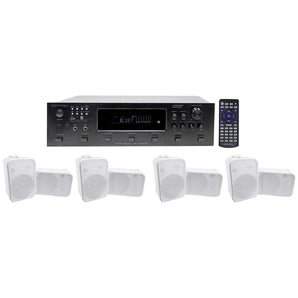 Technical Pro 6000w (6) Zone, Home Theater Bluetooth Receiver+8) 6.5" Speakers