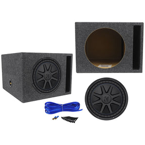 Kicker 44CVX122 CVX Comp VX 12" 750w RMS Car Subwoofer+Vented Sub Enclosure Box