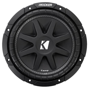 (2) Kicker 10" Subwoofers+Sub Enclosure Box For 2007-2016 Jeep Wrangler 4-Door