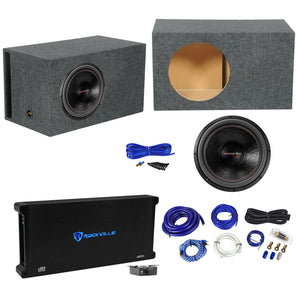 American Bass HD15D1 HD 15" 4000w Subwoofer+Amplifier+Vented Sub Box Enclosure