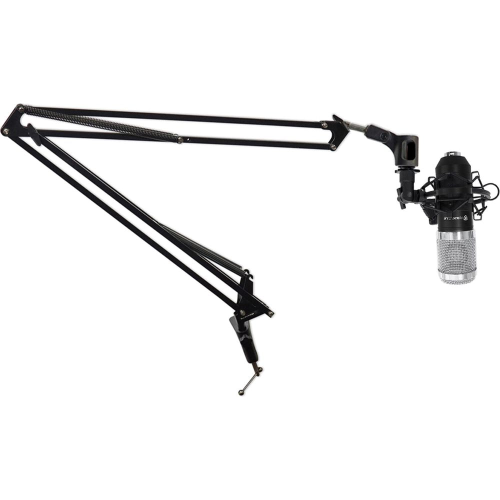 RCM01 Studio Recording Condenser Microphone Mic+Boom Arm+Desk Clamp