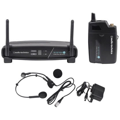 ATW-1101/H Wireless Headset Mic System with ATH-M30X Studio Headphones