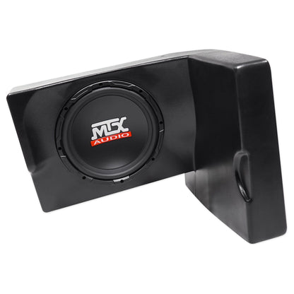 10" 500w Powered Under-Seat MTX Subwoofer+Enclosure For 2014-17 Polaris Ranger