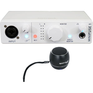 Arturia Minifuse 1 White Solo Audio USB Recording Interface+Bluetooth Speaker