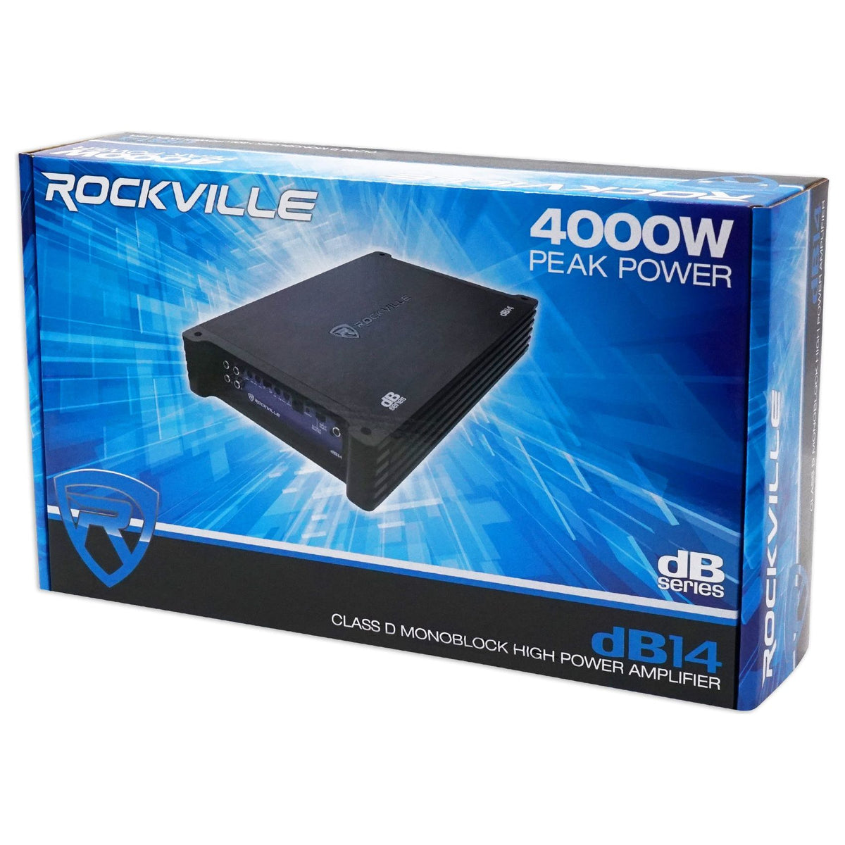 Rockville W15K5S4 2-Pack + dB14 Mono Amplifier + RWK41 Kit Bundle
