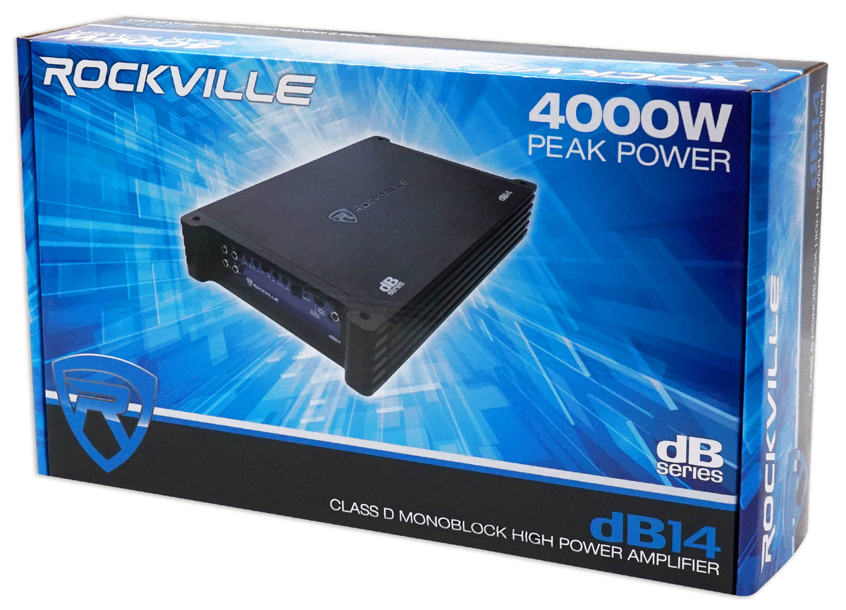 48DCWR122 Dual 12" Subwoofer Enclosure + Mono Amplifier + Amp Kit